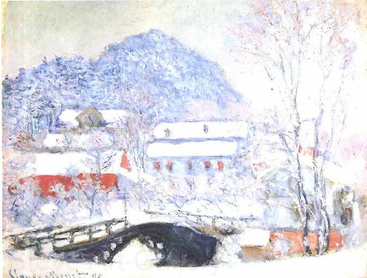 Claude Monet Sandvika, Norway Spain oil painting art